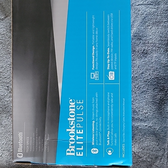 BrookStone Elite Pulse Sound Bar - Picture 3 of 3